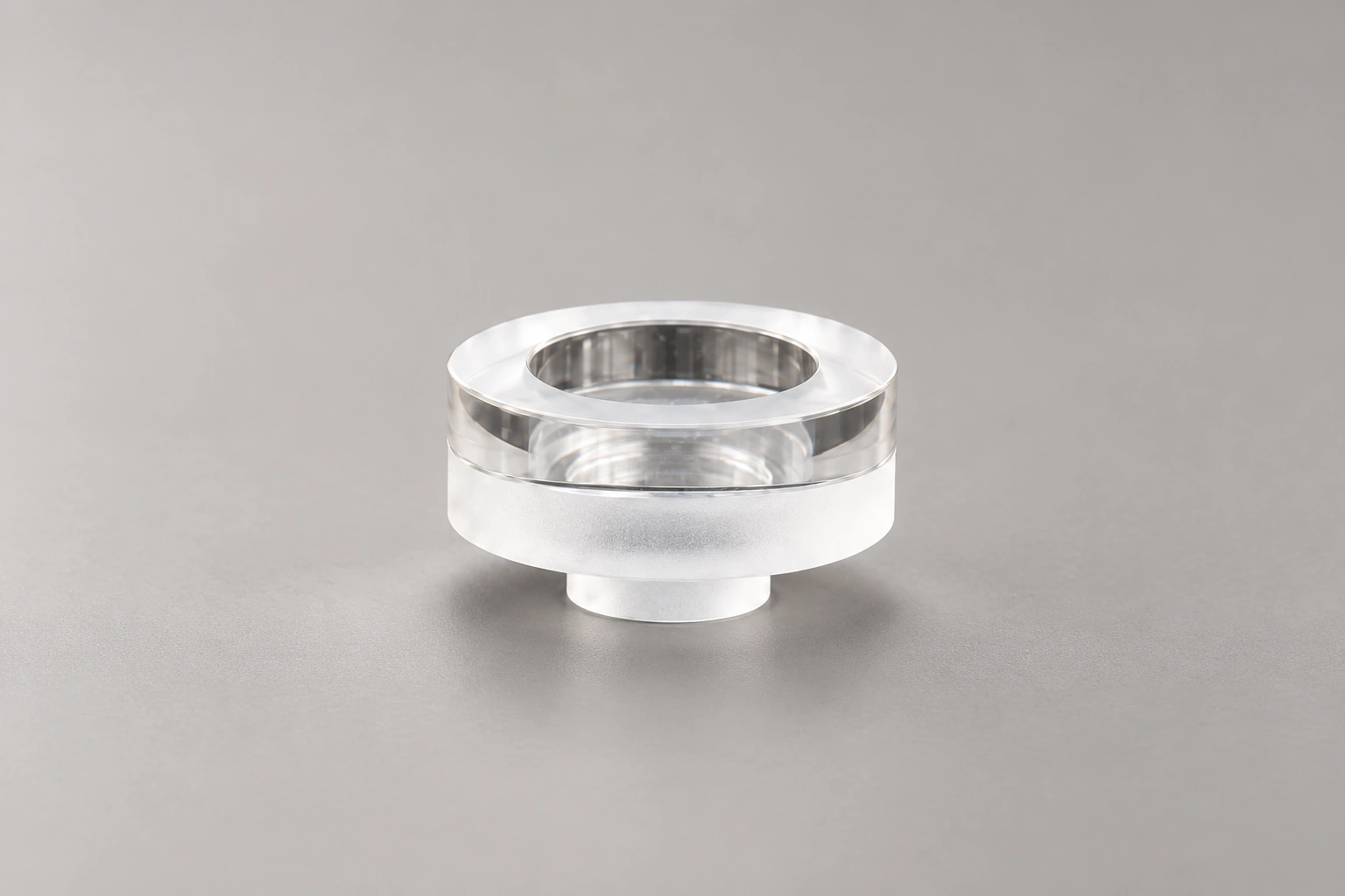 Quartz Sample Insert with a Locating Boss: Defining the Mating Recess