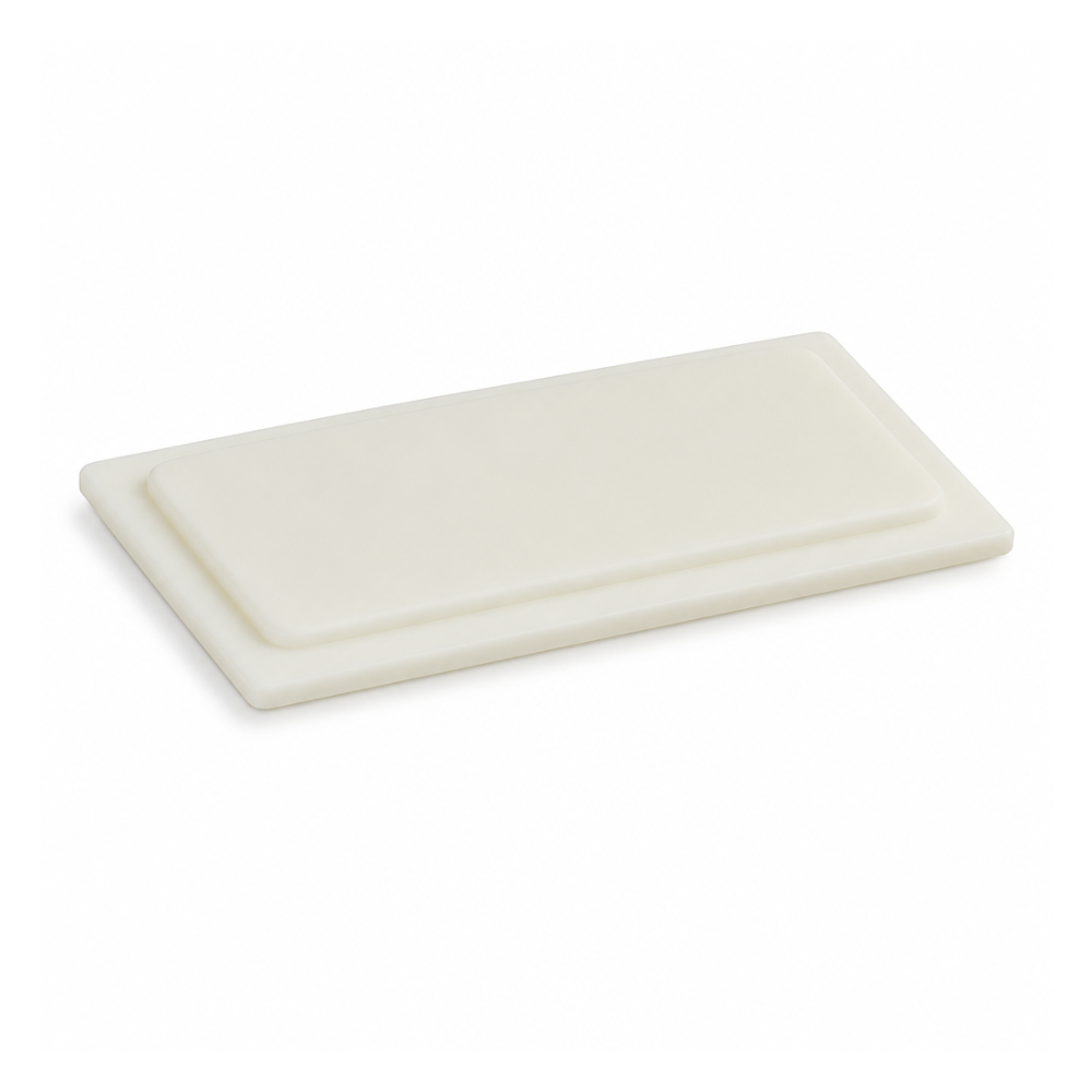 (MQAAC025) Inner-fitting Alumina Crucible Lid, 60 × 30 × 4 mm