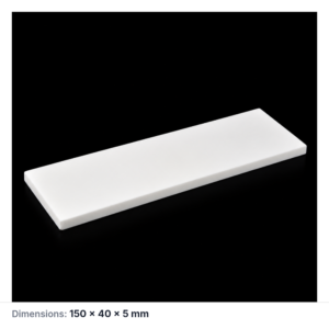 (MQAAC055) Alumina Setter Plate, 150 × 40 × 5 mm