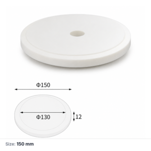 (MQAAC057) Vented Inner-fitting Alumina Crucible Lid, Ø150 × 12 mm