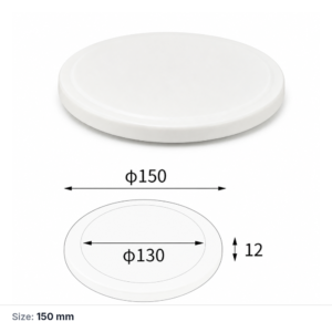 (MQAAC069) Inner-fitting Alumina Crucible Lid, Ø150 × 12 mm