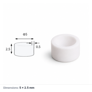 (MQACR483) Alumina Thermal Analysis Crucible, Ø5 × 2.5 mm