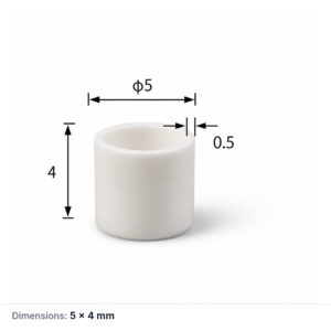 (MQACR484) Alumina Thermal Analysis Crucible, Ø5 × 4 mm