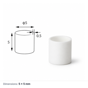 (MQACR512) Alumina Thermal Analysis Crucible, Ø5 × 5 mm