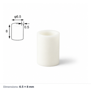 (MQACR525) Alumina Thermal Analysis Crucible, Ø6.5 × 8 mm, 170 µL