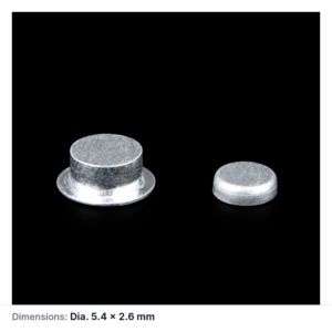 (MQACR532) Aluminum Thermal Analysis Crucible with Lid, Ø5.4 × 2.6 mm