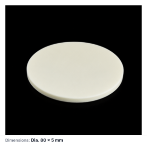 (MQACR627) Alumina Disc, Ø80 × 5 mm