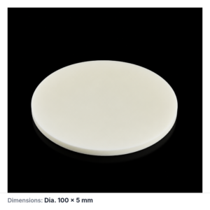 (MQACR628) Alumina Disc, Ø100 × 5 mm
