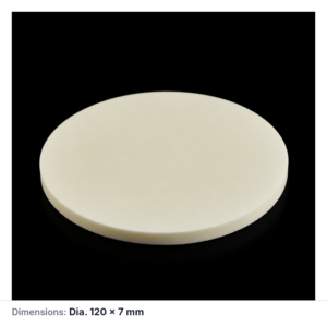 (MQACR630) Alumina Disc, Ø120 × 7 mm