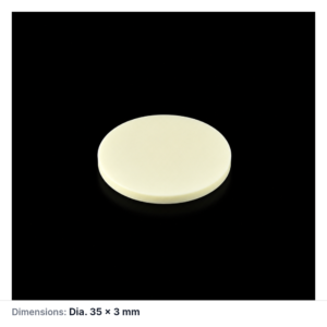 (MQACR634) Alumina Disc, Ø35 × 3 mm