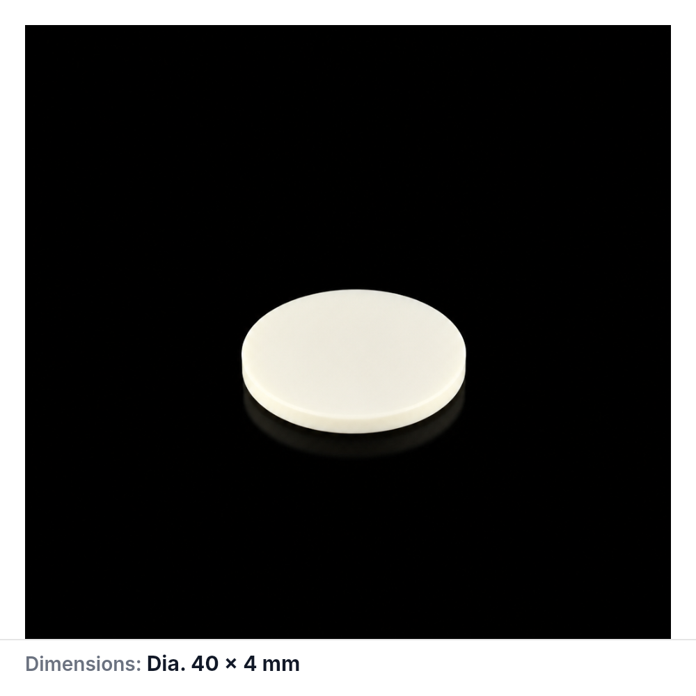 (MQACR636) Alumina Disc, Ø40 × 4 mm