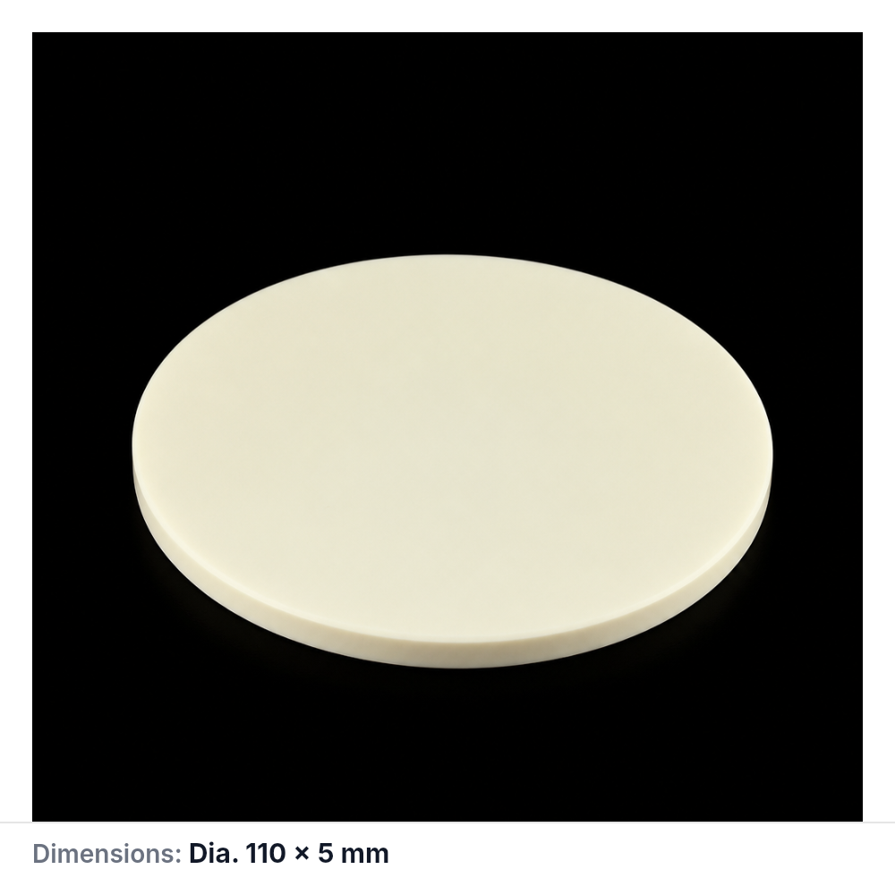 (MQACR643) Alumina Disc, Ø110 × 5 mm