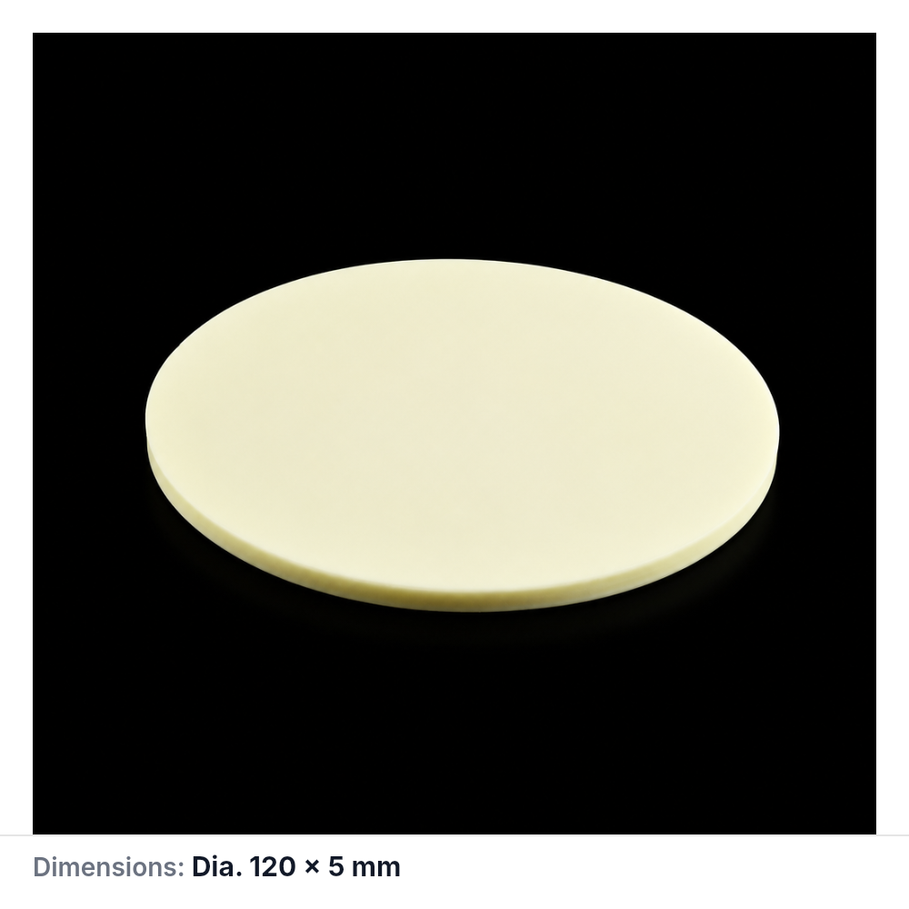 (MQACR646) Alumina Disc, Ø120 × 5 mm