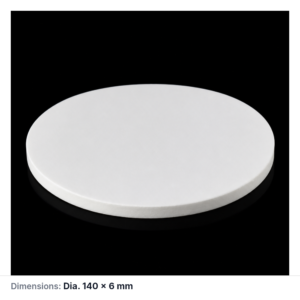 (MQACR647) Alumina Disc, Ø140 × 6 mm
