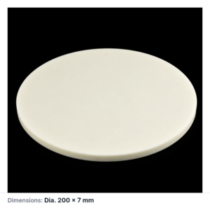 (MQACR656) Alumina Disc, Ø200 × 7 mm