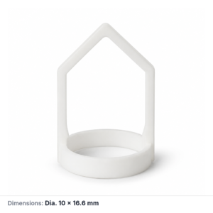 (MQACR694) Hanging Alumina Crucible, Ø10 × 16.6 mm