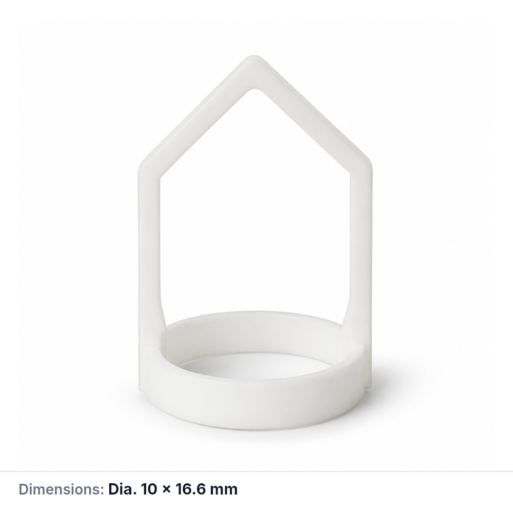 (MQACR694) Hanging Alumina Crucible, Ø10 × 16.6 mm
