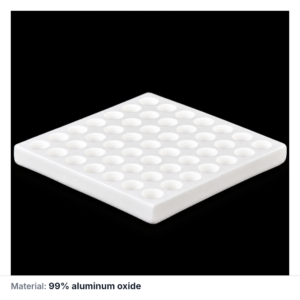 (MQAPS082) Custom Alumina Spot Plate, 49 Wells — Request a Quote