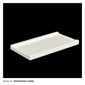 (MQAPS086) Alumina Sintering Tray, 115 × 60 × 10 mm