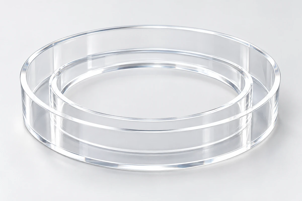 Annular Quartz Trough: Holding a Sample Around an Open Centre (MQQCU020)