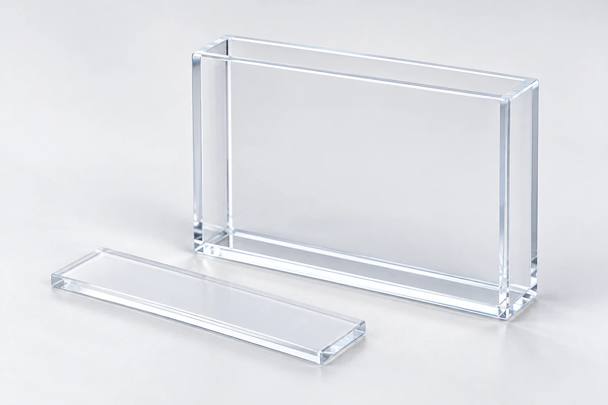 50 mm Five-Face Quartz Cuvette: Choosing the Optical Direction (MQQFL032)