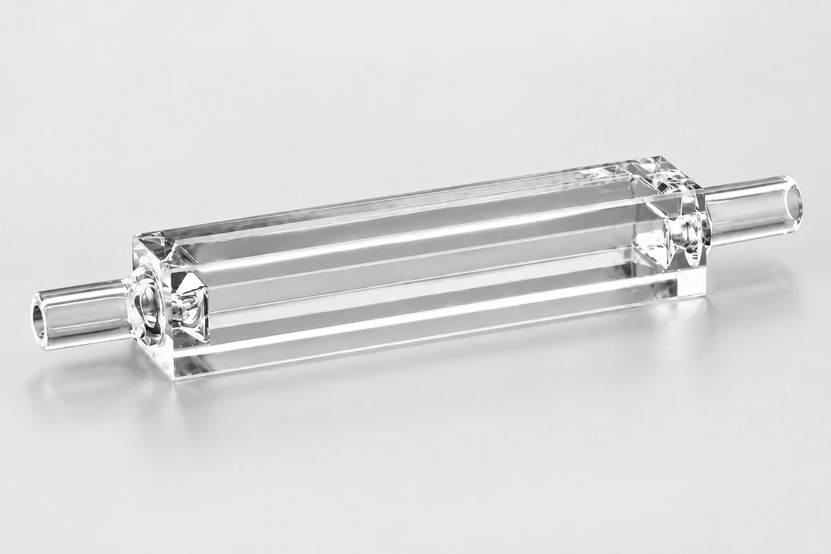 5 / 8 mm Quartz Flow Cell: Planning Two Optical Directions (MQQFL035)
