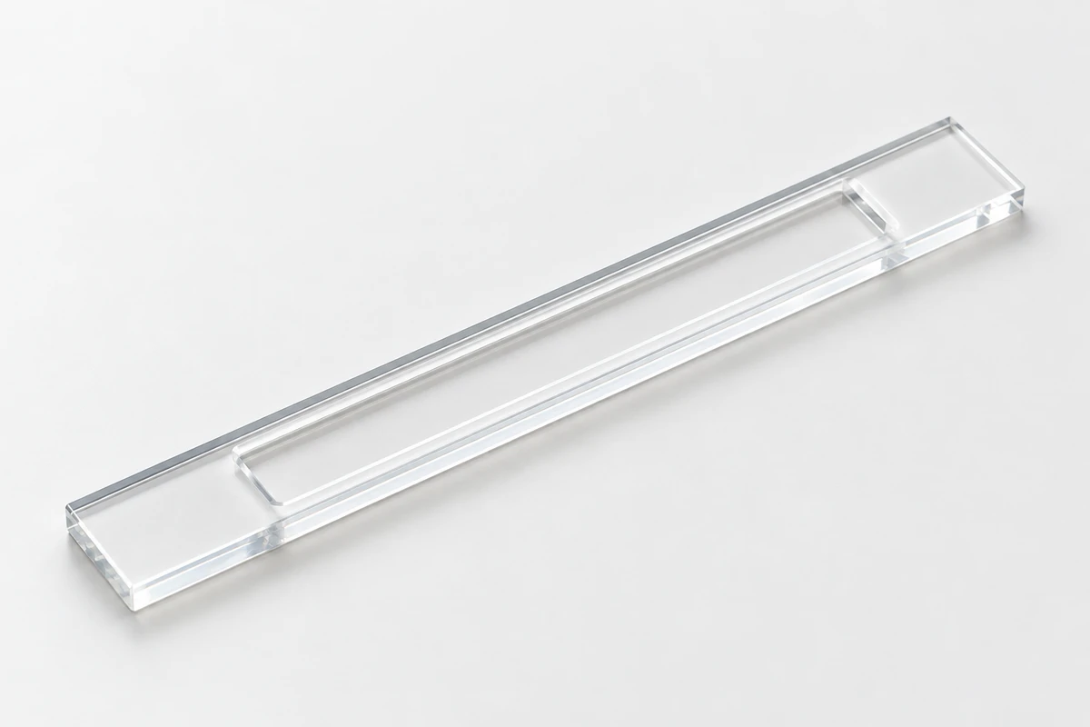 Shallow-Groove Quartz Plate: Presenting a Powder Surface (MQQFL049)
