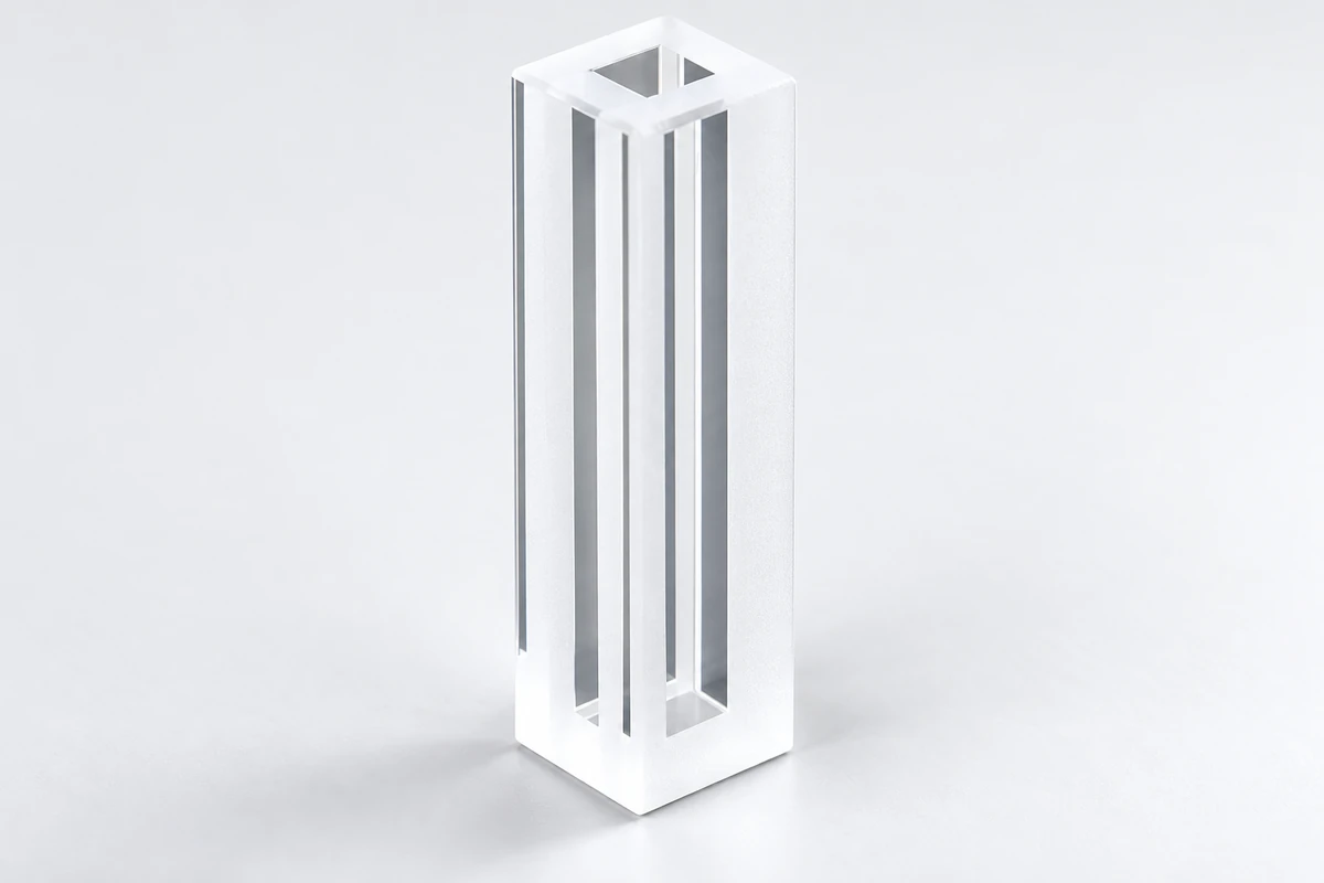 4 mm Micro Quartz Cuvette: Matching the Sample and Beam (MQQMC034)