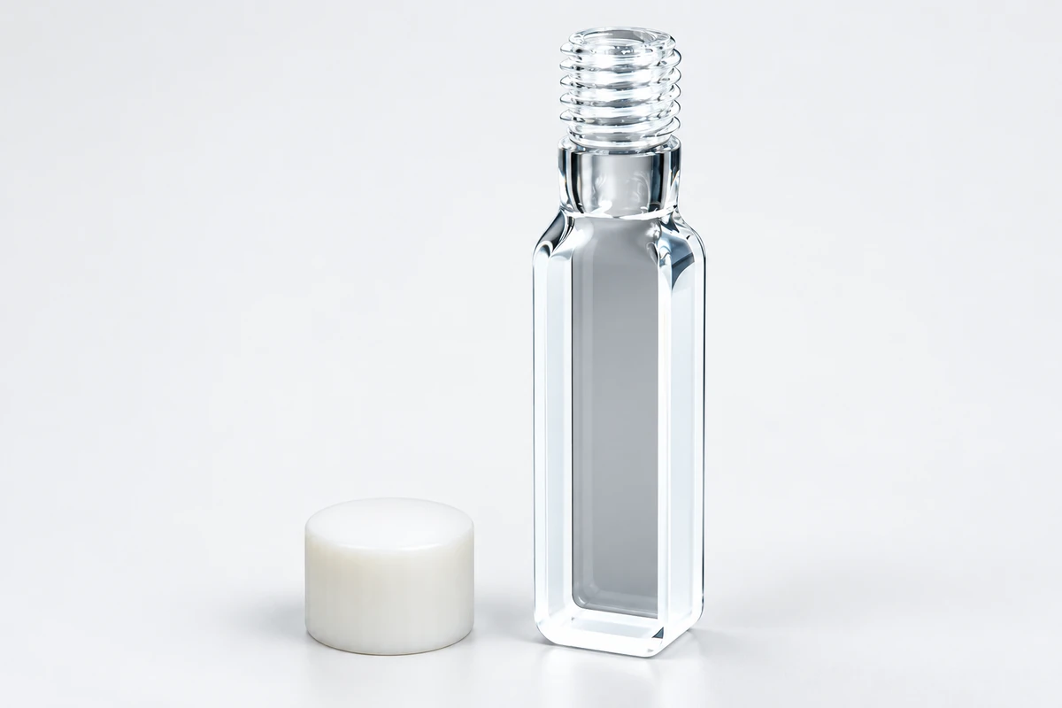 5 mm Screw-Top Quartz Cell: Choosing Path and Capped Height (MQQSC037)