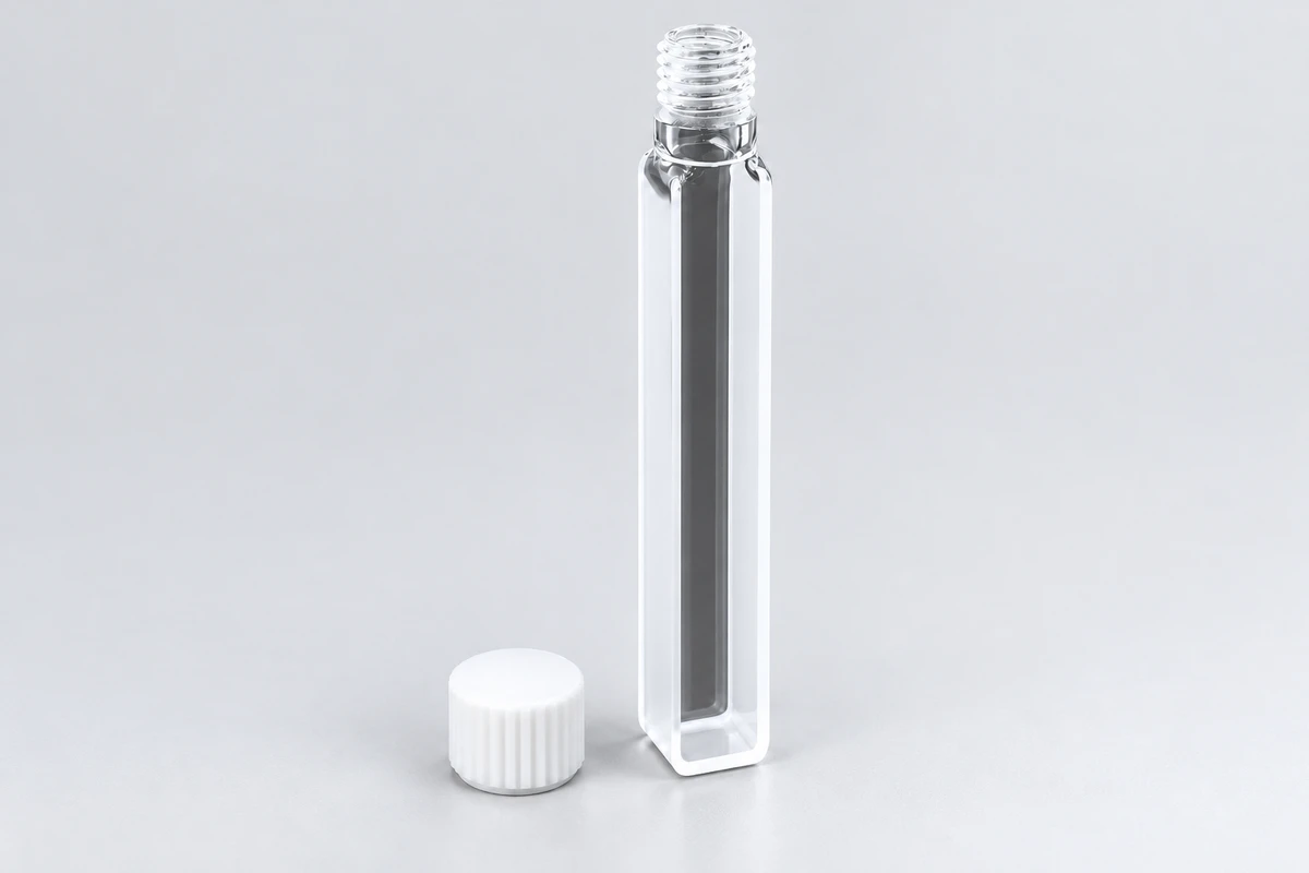 Tall 10 mm Quartz Cuvette: Checking Height and Handling Space (MQQSC074)